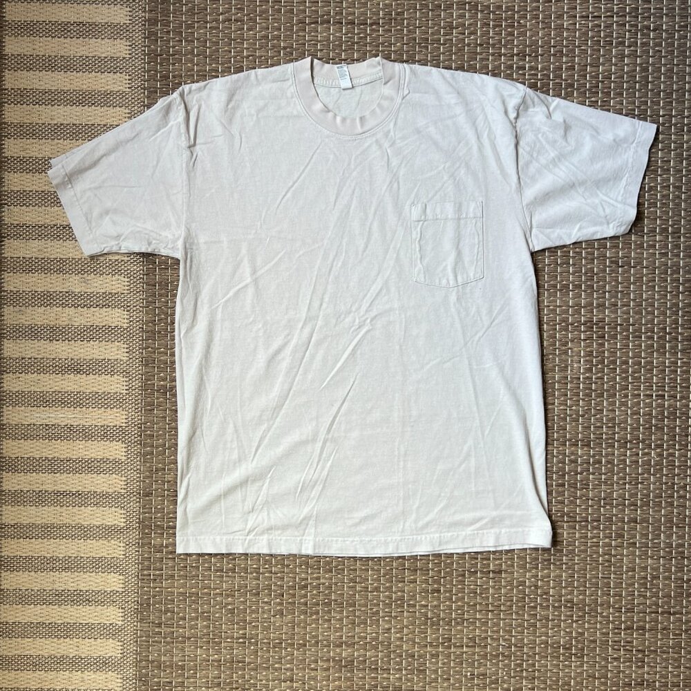 Los Angeles Apparel Oversized L Cement Pocket Crewneck t-shirt